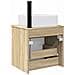Mobile lavabo da parete Rovere Sonoma 49 x 41 x 63 cm - Foto miniatura 3