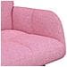 Sofa a Due Posti Rosa 115 x 61 x 87 cm Tessuto - Foto miniatura 7