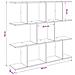 Scaffale da parete Legno antico 102 x 20 x 96 cm - Foto miniatura 8