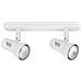 SPOT-CARRERA-2 - Applique bianca a due luci moderna 42 watt E27 - Foto miniatura 3