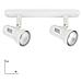 SPOT-CARRERA-2 - Applique bianca a due luci moderna 42 watt E27 - Foto miniatura 1