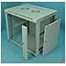 I-CASE EW-2006GL - Armadio Rack 19'' a muro 6 unità sezione unica prof. 450mm Grigio - Foto miniatura 1