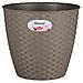 Vaso Linea Natural Polipropilene Riciclabile Diametro 19 cm Tortora - Foto miniatura 1