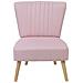 Poltrona In Tessuto Rosa Vaasa - Foto miniatura 18