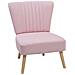 Poltrona In Tessuto Rosa Vaasa - Foto miniatura 1