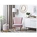 Poltrona In Tessuto Rosa Vaasa - Foto miniatura 12