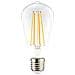 Lampadina Filament Clear Trasparente In Vetro, 6,4x6,4 X 14,5 Cm, 1 X E27, 7,5w, 250lm, 2200k, 240v - Foto miniatura 5