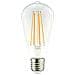 Lampadina Filament Clear Trasparente In Vetro, 6,4x6,4 X 14,5 Cm, 1 X E27, 7,5w, 250lm, 2200k, 240v - Foto miniatura 1