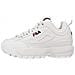 Distruptor Scarpe Sneakers Pelle Bianco Unisex Bianco 39 - Foto miniatura 5