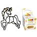 Tagliabiscotti Unicorno + Glitter Alimentare Oro - Foto miniatura 1