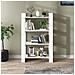 Libreria / divisorio Bianco 80x35x125 Cm Legno Massello Di Pino - Foto miniatura 3