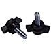 Volantino Maschio A Farfalla In Abs Perno Mm 5x15 X 1000 Pz - Foto miniatura 1