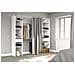 Elysee Armadio A Vista, Tenda, 2 Barre Appendiabiti, 6 Ripiani, 2 Cassetti - Foto miniatura 3