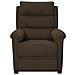 Poltrona Reclinabile Marrone Scuro In Tessuto - Foto miniatura 2