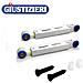 Ammortizzatori Lavatrice Bosch 673541 Kit 2pz + Raccordi Originali - Foto miniatura 1