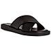 Black Casual Open Slippers Ciabatte Pelle Scarpe Donna Nero Eu 37, 1-27118-42 001 - Foto miniatura 1