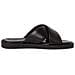 Black Casual Open Slippers Ciabatte Pelle Scarpe Donna Nero Eu 37, 1-27118-42 001 - Foto miniatura 3