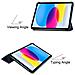 TABX-IP10-COVER2 custodia per tablet 27,7 cm (10.9") Custodia flip a libro Blu - Foto miniatura 9