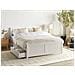 Letto Con Cassetti Contenitori Legno Di Pino Olendon 140 X 200 Cm Bianco - Foto miniatura 1