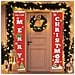 Banner Festivo Rosso ""buon Natale"" - Decorazione Ideale Per Le Feste 35x188cm - Foto miniatura 2