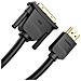 ABFBG cavo e adattatore video 1,5 m HDMI tipo A (Standard) DVI-D Nero - Foto miniatura 3