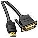 ABFBG cavo e adattatore video 1,5 m HDMI tipo A (Standard) DVI-D Nero - Foto miniatura 2