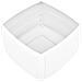 Lusso Casadino -  Tavolino Bianco 54x54x36,5 Cm In Plastica - Foto miniatura 4