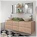 Set Mobili Da Bagno 9 Pz Con Lavabo E Rubinetto Beige - Foto miniatura 8