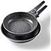 Set Di Padelle, Ghisa D'alluminio, Nero - Foto miniatura 1