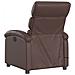 Poltrona Massaggiante Elettrica Marrone in Similpelle - Foto miniatura 5