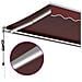 Tenda da Sole Retrattile Automatica con LED Bordò 400x350 cm - Foto miniatura 8