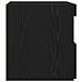 Comodino  con luci LED Rovere Nero 50x40x45 cm - Foto miniatura 7