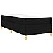 Letto a molle Nero e Bianco e Nero 100 x 200 cm Tessuto - Foto miniatura 9
