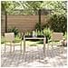 Set da Pranzo per Giardino 3 pcs Beige 90 x 90 x 75 cm - Foto miniatura 4