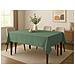 Tovaglia Cucina Soggiorno Antimacchia Idrorepellente Linen 120x160 Verde Mela - Foto miniatura 5