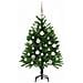 Albero di Natale con 150 LED con supporto Verde 120 cm PE - Foto miniatura 4