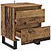 Armadio da Notte 2 pcs Legno vecchio 40 x 35 x 50 cm - Foto miniatura 5