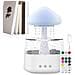 Diffusore Aromi 7 Colori Led Umidificatore Nuvola Pioggia Aromaterapia 450ml - Foto miniatura 1