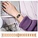 Elegante Cinturino In Acciaio Inossidabile Compatibile Con Xiaomi Band 8/9/10 - Stile Blue Balloon Pinkgold - Foto miniatura 3