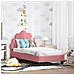 Struttura letto per bambini con testata Rosa 70 x 140 cm - Foto miniatura 2
