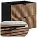 | Mobili da bagno | Marrone opaco, nero | L /A /D circa 60/57/46 cm | Mobiletto, mobile da bagno, mobile da bagno, LOFT - Foto miniatura 1
