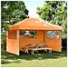 Tenda Party Arancione 292 x 440 x 315 cm Tessuto Oxford - Foto miniatura 2