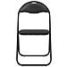 Sedia pieghevole 2 pcs Nero 48 x 43,5 x 81 cm Pelle Sintetica - Foto miniatura 5