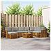 Set divani con cuscino 9 pcs Grigio Naturale e Chiaro - Foto miniatura 2