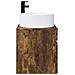 Mobile lavabo da parete Rovere Fumo 49 x 44,5 x 65,5 cm - Foto miniatura 2