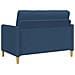 Divano con Storage Blu 122 x 78 x 87 cm Poliestere - Foto miniatura 5