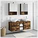 Set di mobili per il bagno 5 pcs Rovere Fumo - Foto miniatura 2