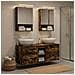 Set di mobili per il bagno 5 pcs Rovere Fumo - Foto miniatura 4