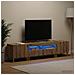 Mobile TV LED a 5 pezzi Rovere Artigianale Legno ingegnerizzato - Foto miniatura 5