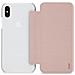 Flip Cover Custodia per iPhone X Colore Oro Rosa - Foto miniatura 3